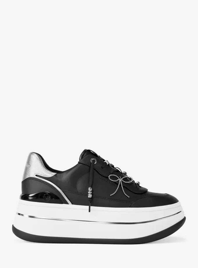 Hayes Ozdobne Skórzane Buty Platformowe Hayes Ozdobne Skórzane Buty Platformowe