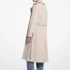Inox Oversize’owy płaszcz typu trenchcoat z mieszanki bawełny Inox Oversize’owy płaszcz typu trenchcoat z mieszanki bawełny