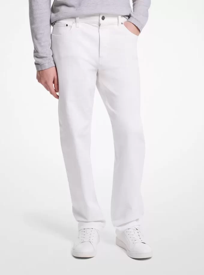 Jeansy Finn Straight-Fit Stretch