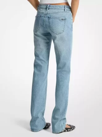 Jeansy typu cygaretki z elastycznego denimu