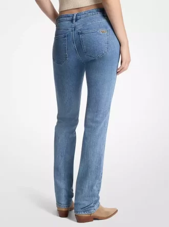 Jeansy typu cygaretki z elastycznego denimu