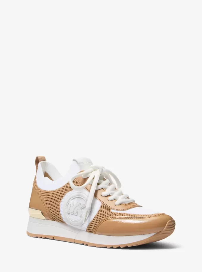 Jenkins Dwukolorowe, rozciągliwe, dzianinowe buty sportowe Jenkins Dwukolorowe, rozciągliwe, dzianinowe buty sportowe