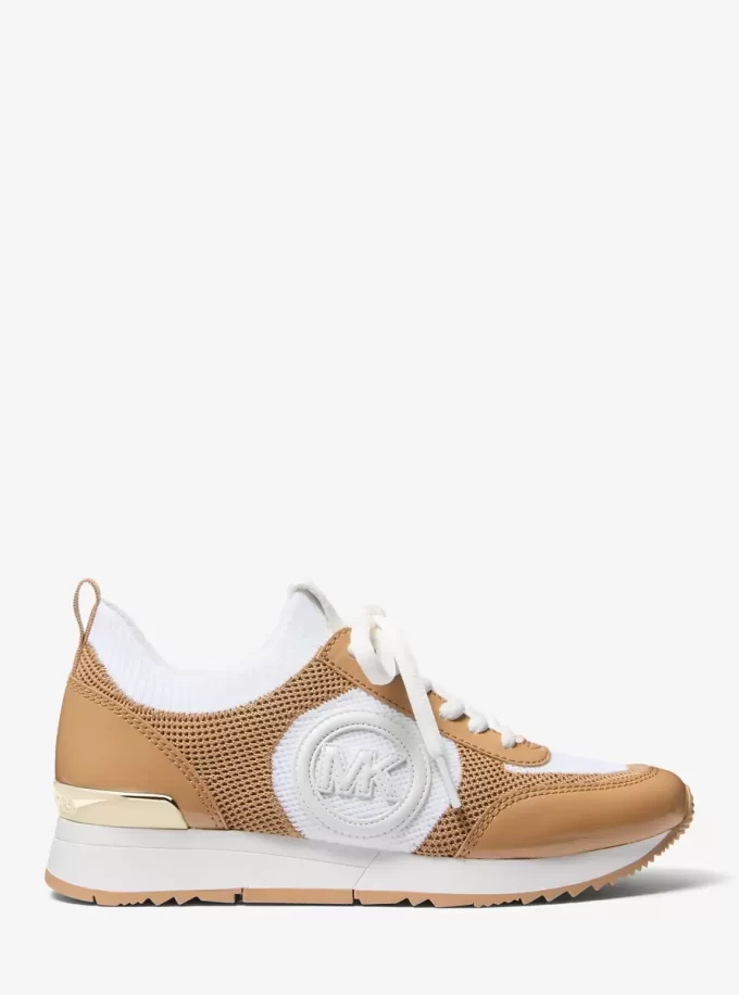 Jenkins Dwukolorowe, rozciągliwe, dzianinowe buty sportowe Jenkins Dwukolorowe, rozciągliwe, dzianinowe buty sportowe