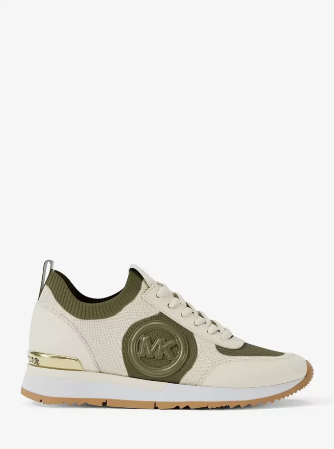 Jenkins Dwukolorowe, rozciągliwe, dzianinowe buty sportowe Jenkins Dwukolorowe, rozciągliwe, dzianinowe buty sportowe
