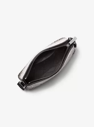 Jet Set Mała torebka crossbody ze słomy w kolorze ombre z etui na Apple Airpods Pro®