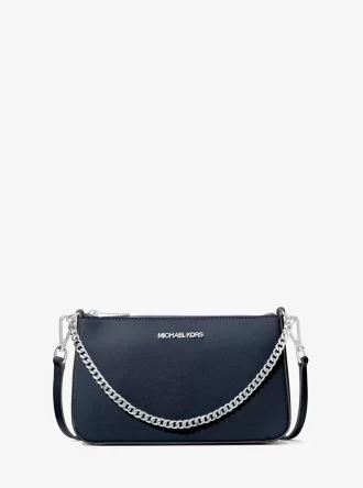 Jet Set Średniej wielkości torebka typu crossbody ze skóry saffiano