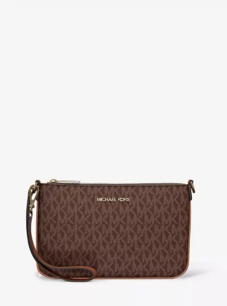 Jet Set Small Signature Logo Convertible Wristbag