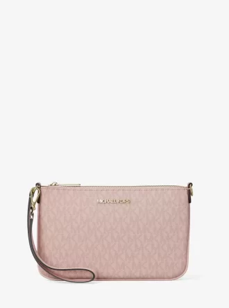 Jet Set Small Signature Logo Convertible Wristbag