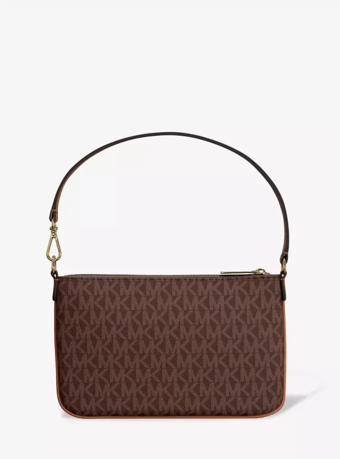 Jet Set Small Signature Logo Convertible Wristbag Jet Set Small Signature Logo Convertible Wristbag