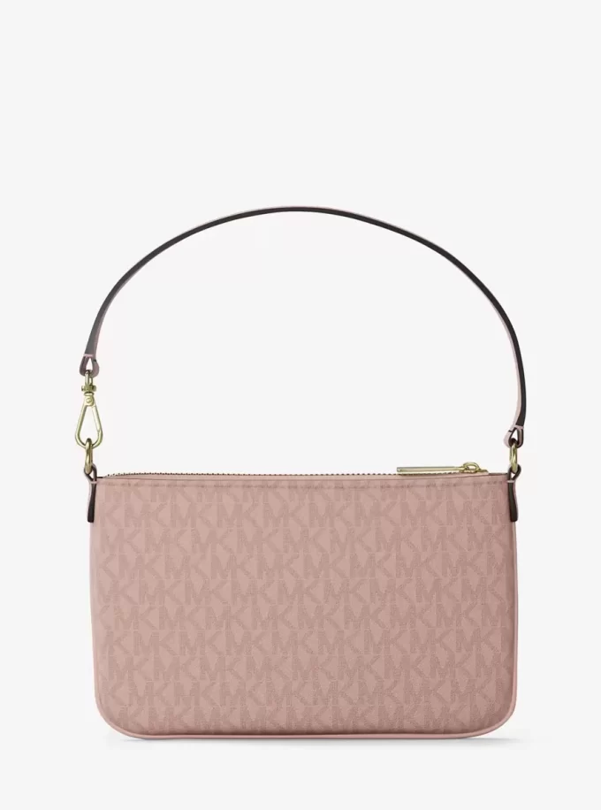 Jet Set Small Signature Logo Convertible Wristbag Jet Set Small Signature Logo Convertible Wristbag