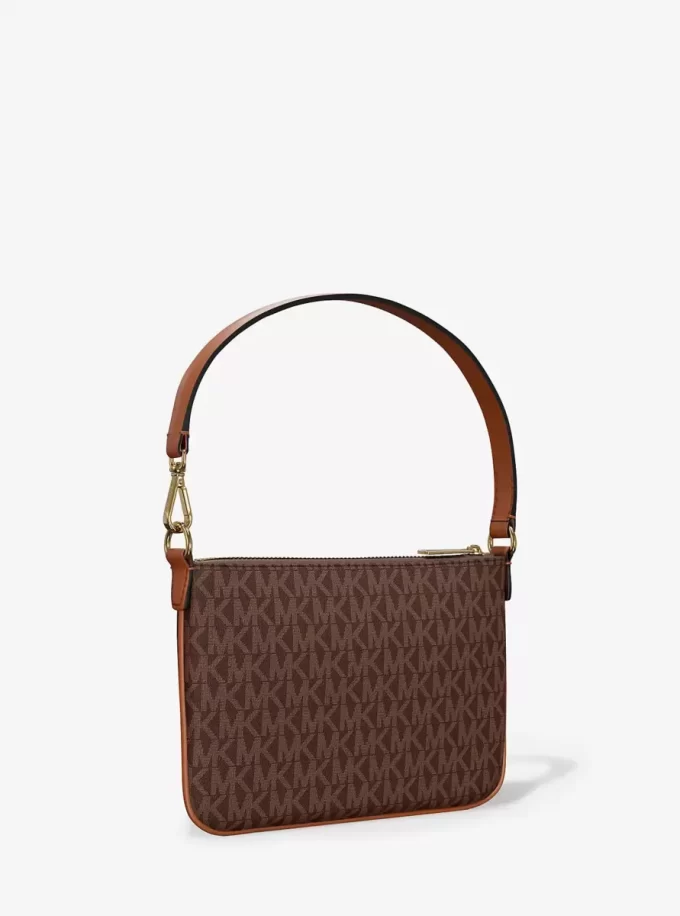 Jet Set Small Signature Logo Convertible Wristbag Jet Set Small Signature Logo Convertible Wristbag