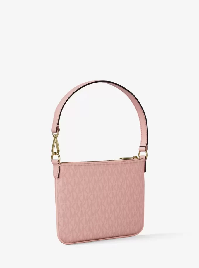 Jet Set Small Signature Logo Convertible Wristbag Jet Set Small Signature Logo Convertible Wristbag