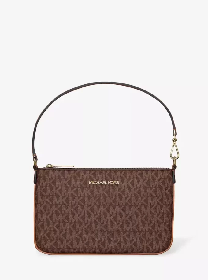 Jet Set Small Signature Logo Convertible Wristbag Jet Set Small Signature Logo Convertible Wristbag