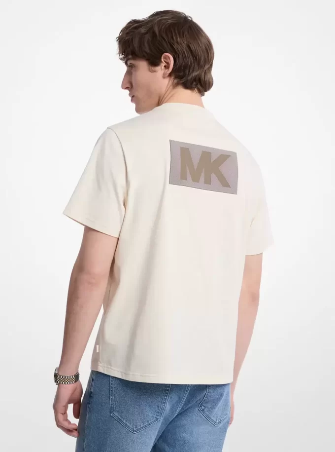 Koszulka bawełniana z graficznym logo Koszulka bawełniana z graficznym logo