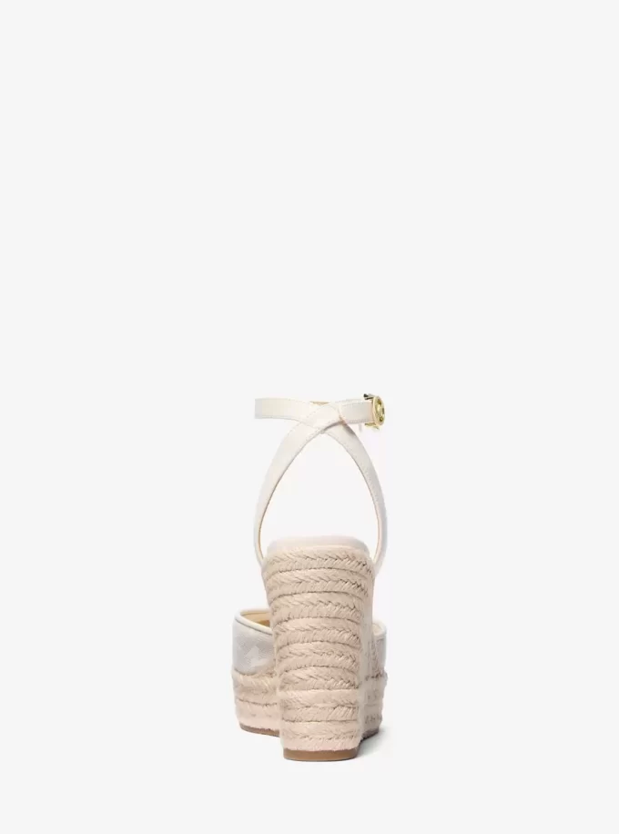 Koturny z espadryli Larissa Logo Jacquard Koturny z espadryli Larissa Logo Jacquard