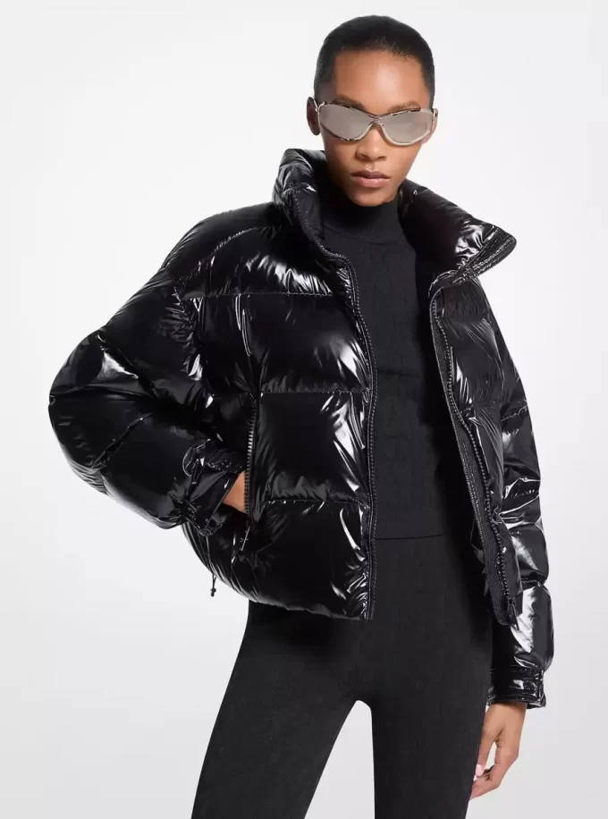 Kurtka puchowa Nylon Ciré Kurtka puchowa Nylon Ciré