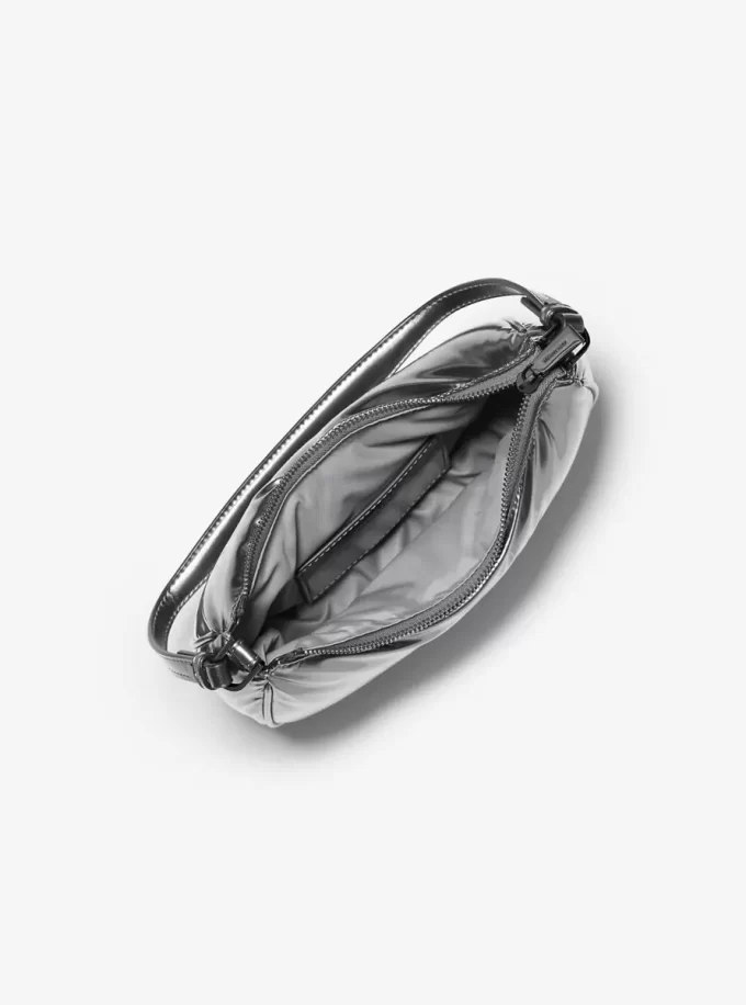 Kyla Small Puffy Metallic Convertible Pochette Kyla Small Puffy Metallic Convertible Pochette