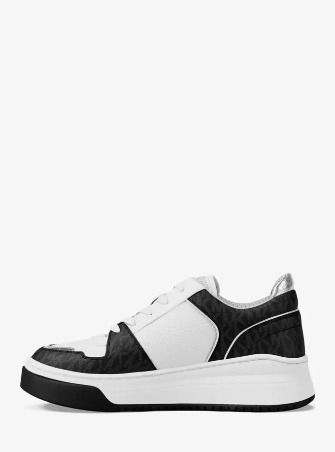 Lexi Mixed-Media Sneaker