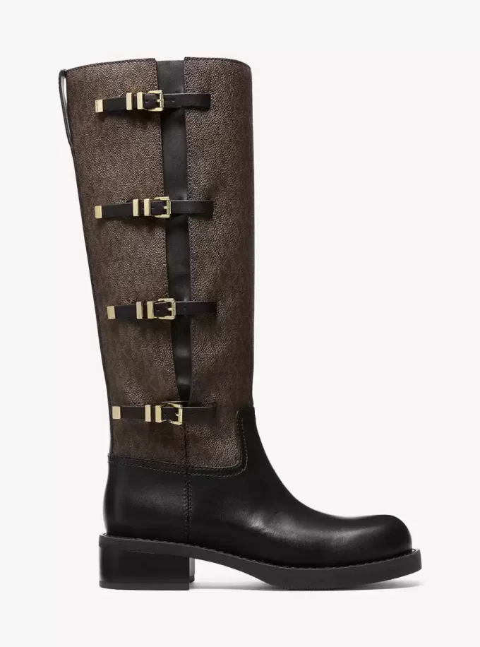 Logo Darrington Signature i skórzane buty Logo Darrington Signature i skórzane buty