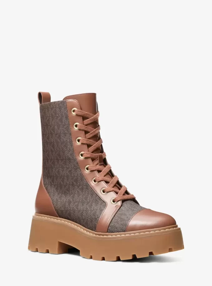 Logo z podpisem Blake’a i skórzane buty Logo z podpisem Blake’a i skórzane buty