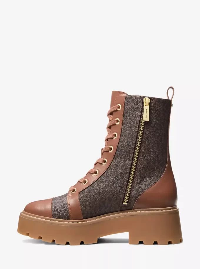 Logo z podpisem Blake’a i skórzane buty Logo z podpisem Blake’a i skórzane buty