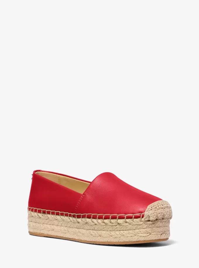 Lynn Leather Platform Espadrille Lynn Leather Platform Espadrille