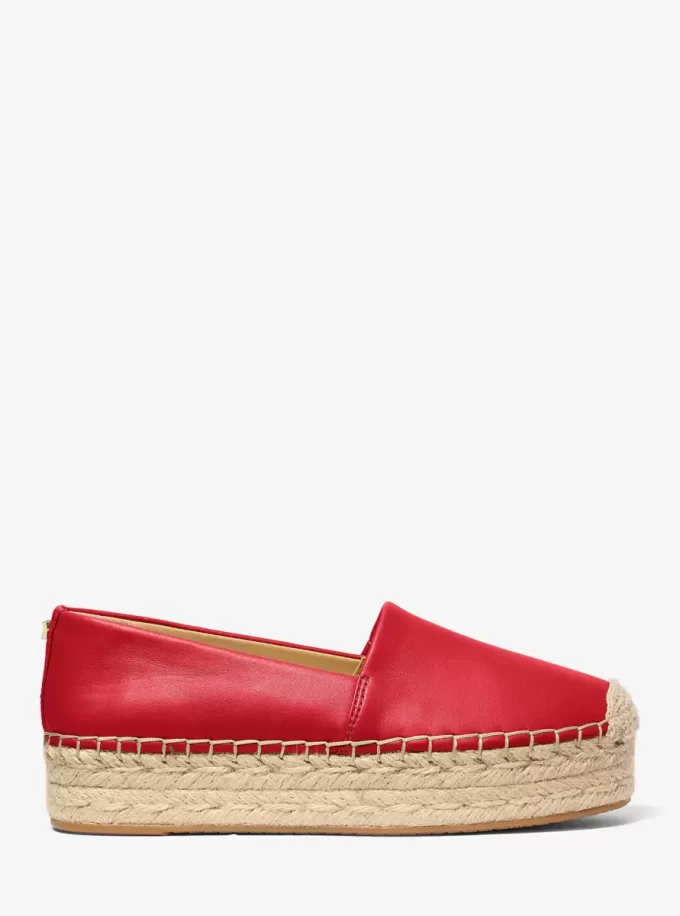 Lynn Leather Platform Espadrille Lynn Leather Platform Espadrille
