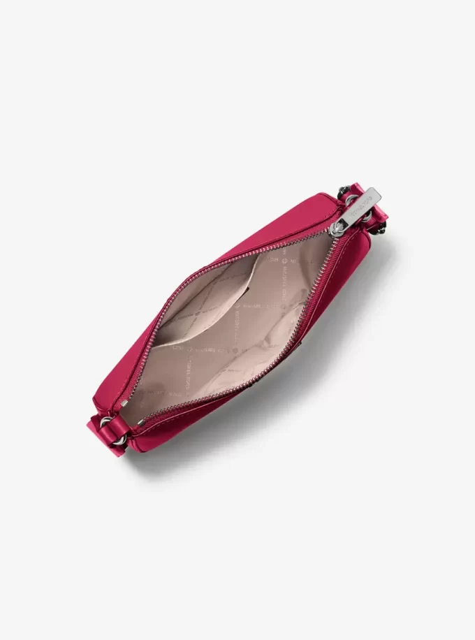 Mała torba na ramię Jet Set ze skóry saffiano z etui na Apple Airpods Pro® Mała torba na ramię Jet Set ze skóry saffiano z etui na Apple Airpods Pro®