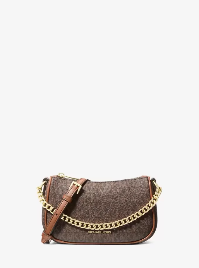 Mała torebka typu crossbody Carmela z logo Signature Mała torebka typu crossbody Carmela z logo Signature