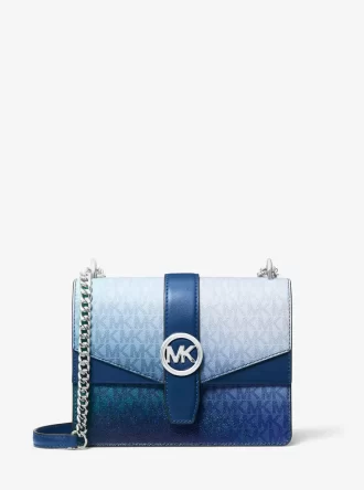 Mała torebka typu crossbody Greenwich Ombré z logo Signature