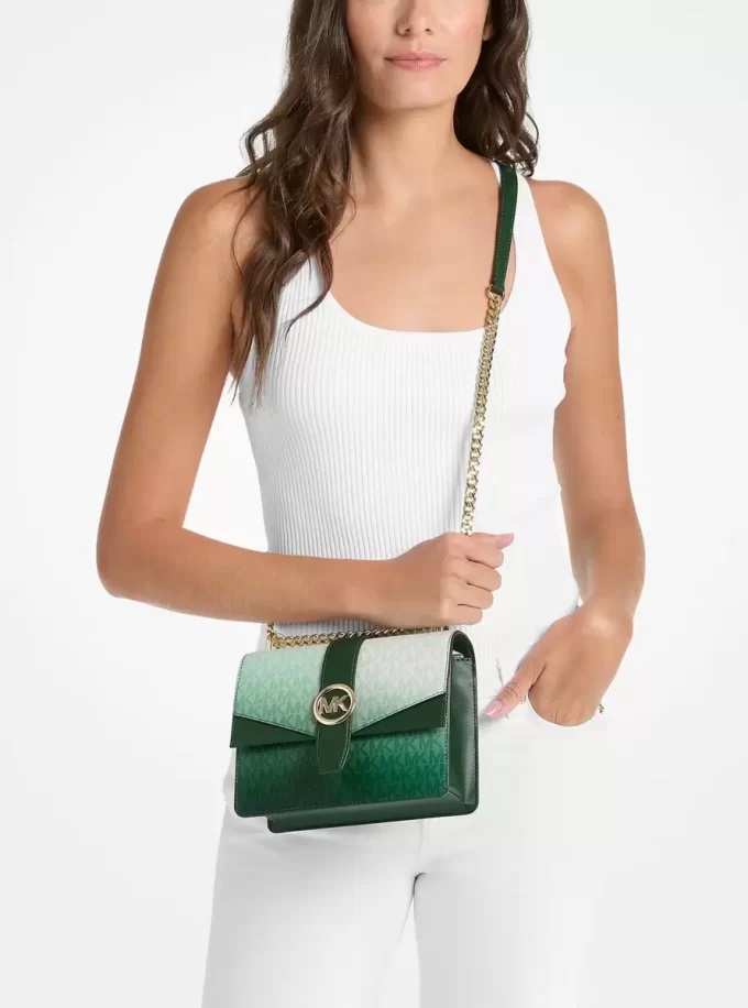 Mała torebka typu crossbody Greenwich Ombré z logo Signature Mała torebka typu crossbody Greenwich Ombré z logo Signature
