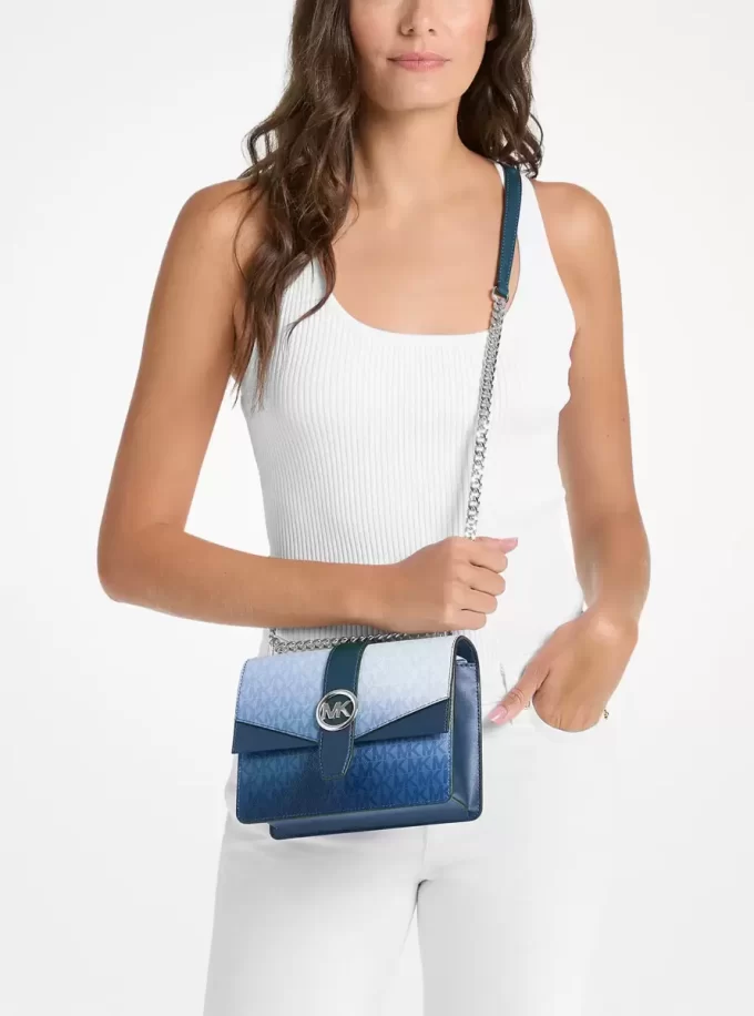 Mała torebka typu crossbody Greenwich Ombré z logo Signature Mała torebka typu crossbody Greenwich Ombré z logo Signature