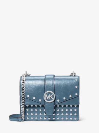 Mała torebka typu crossbody z ćwiekami Greenwich