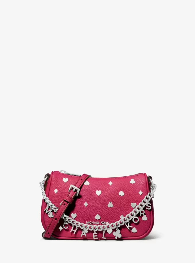 Mała zdobiona torebka typu crossbody Carmela