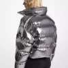 Metaliczna nylonowa kurtka puchowa Ciré Metaliczna nylonowa kurtka puchowa Ciré