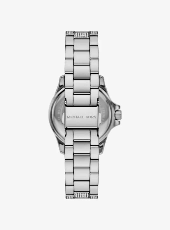 Mini zegarek Everest Pavé w kolorze srebrnym
