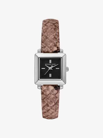 Mini zegarek Gwynn Snake Embossed Leather