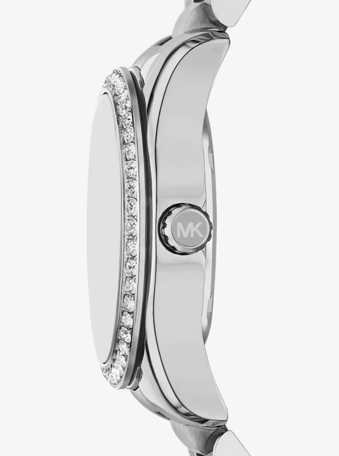Mini zegarek Lexington Pavé w kolorze srebrnym Mini zegarek Lexington Pavé w kolorze srebrnym