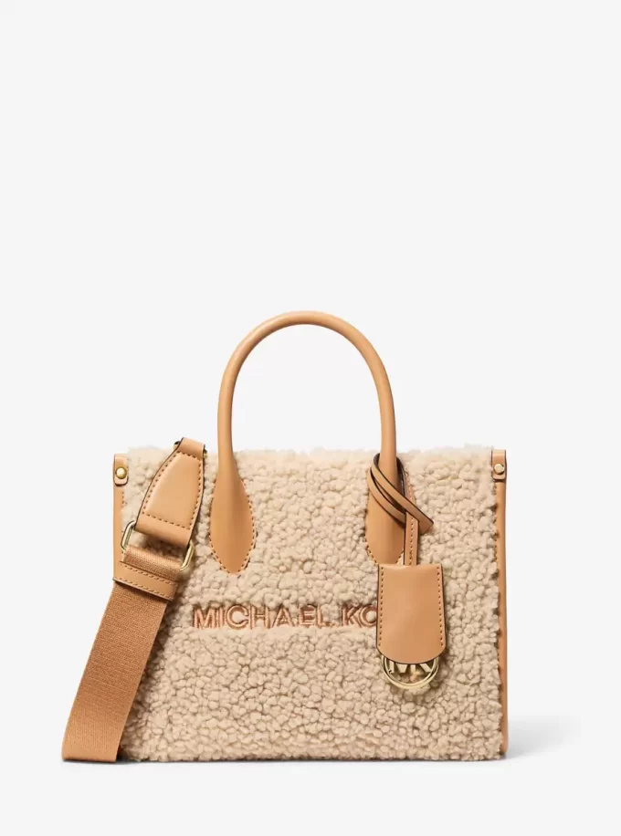 Mirella Mała torebka typu crossbody z imitacji owczej skóry Mirella Mała torebka typu crossbody z imitacji owczej skóry