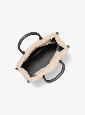 Mirella Mała torebka typu crossbody z imitacji owczej skóry