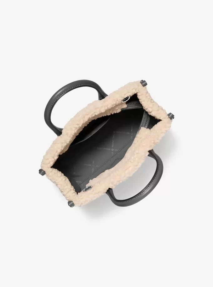 Mirella Mała torebka typu crossbody z imitacji owczej skóry Mirella Mała torebka typu crossbody z imitacji owczej skóry