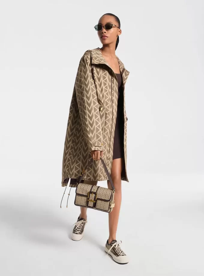 MK2000 Logo Jacquard Oversized Parka MK2000 Logo Jacquard Oversized Parka