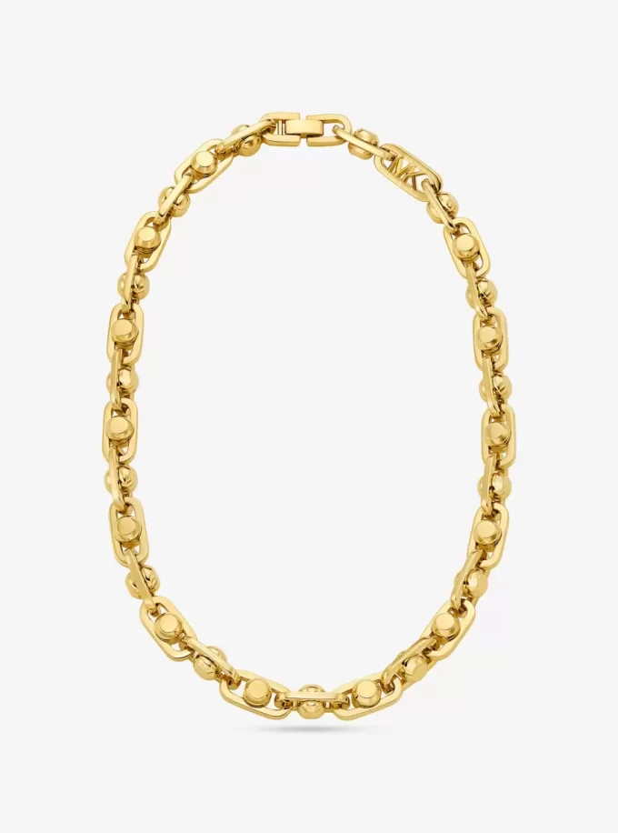 Naszyjnik Astor Link Large Precious Metal-Platerowany Mosiądz