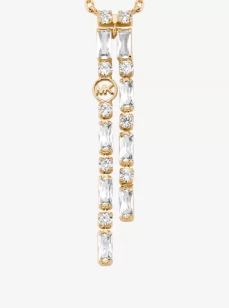 Naszyjnik Pavé Baguette Drop