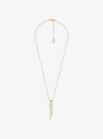 Naszyjnik Pavé Baguette Drop