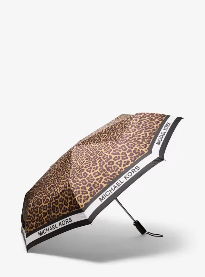 Parasol z nadrukiem w panterkę Parasol z nadrukiem w panterkę