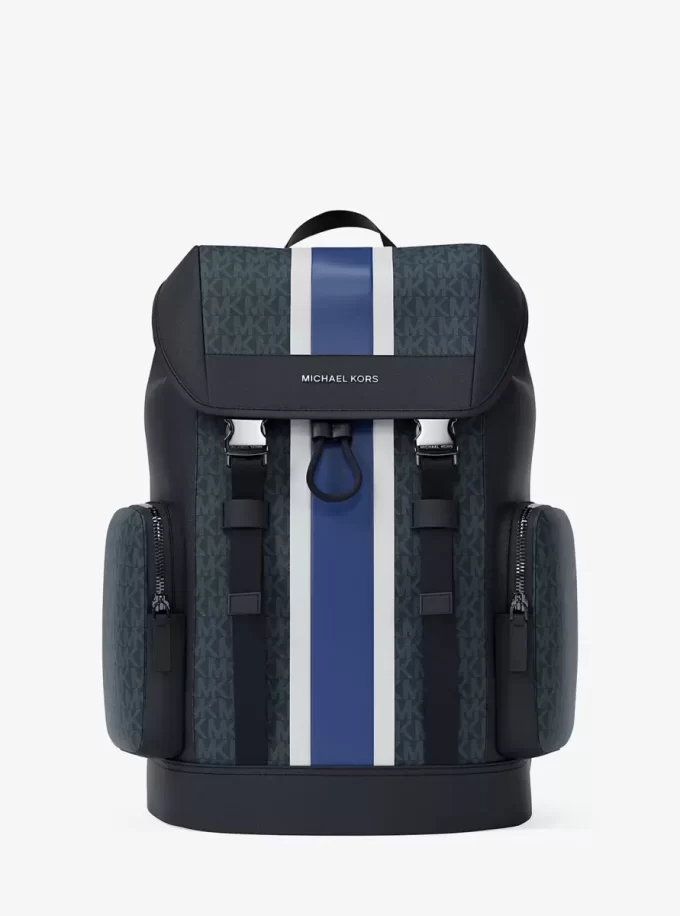 Plecak Cooper Medium Striped Signature Logo City Plecak Cooper Medium Striped Signature Logo City