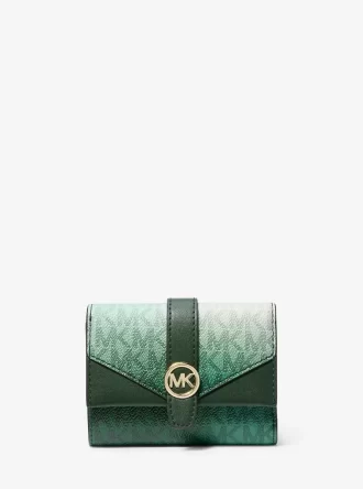 Portfel Greenwich Medium Ombré Signature Logo Tri-Fold