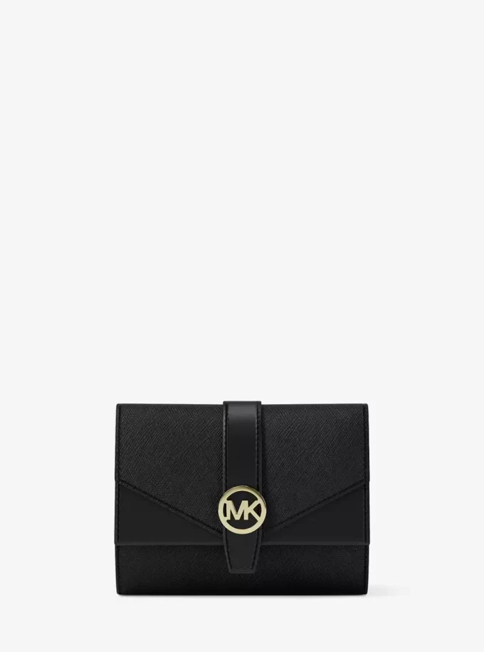 Portfel Greenwich Medium Saffiano Leather Trifold Portfel Greenwich Medium Saffiano Leather Trifold