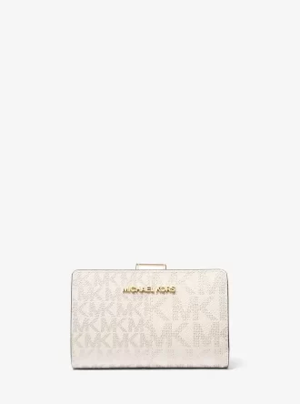Portfel Jet Set Medium Metallic Logo